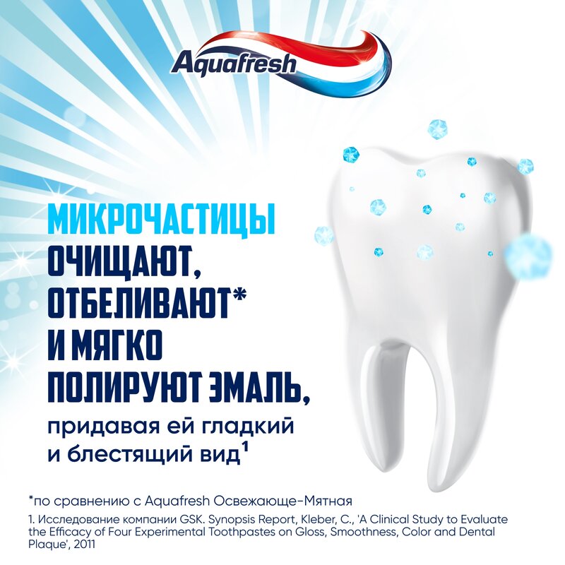 Зубная паста Сияющая белизна Aquafresh 100 мл