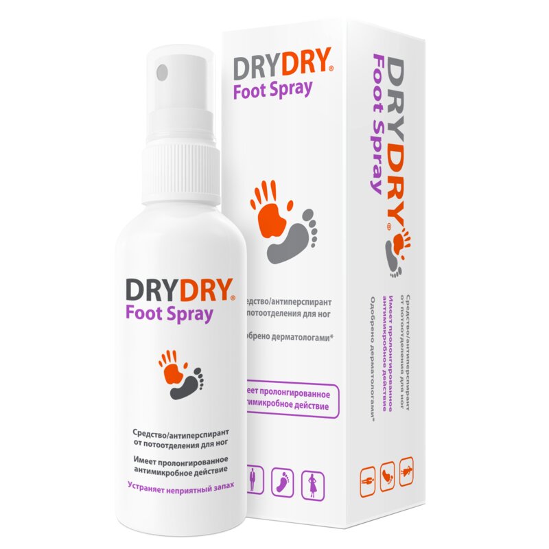 Антиперспирант DryDry Foot Spray 100 мл