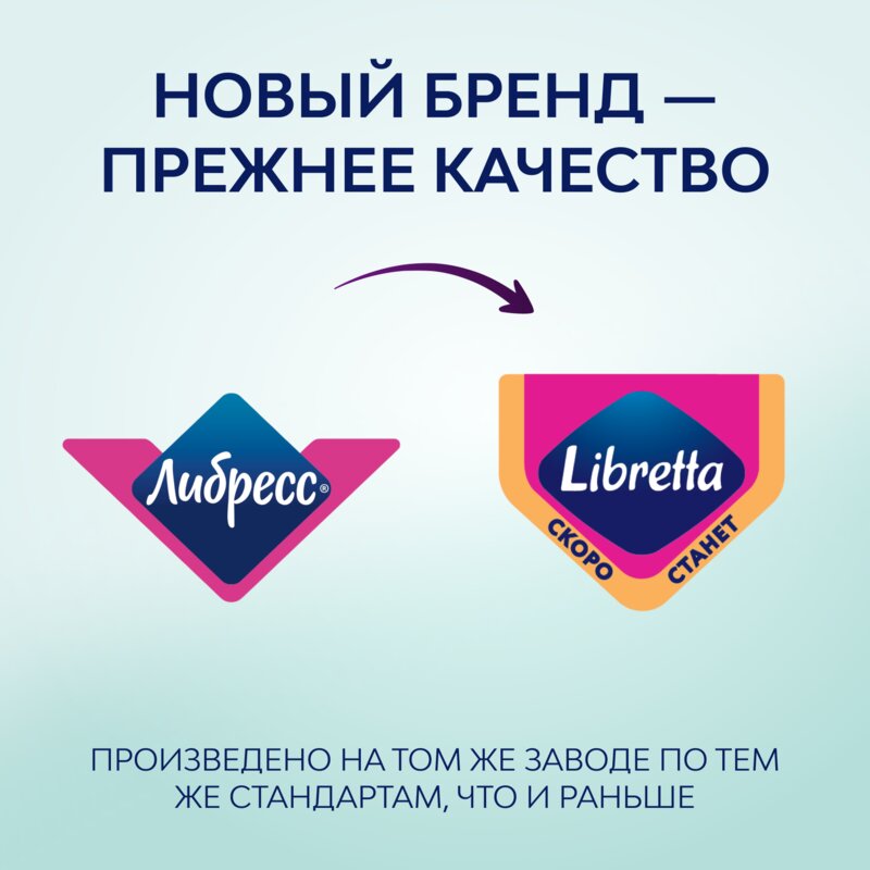 Прокладки Либресс (Libresse) ultra pure sensitive нормал с мягкой поверхностью 8 шт.