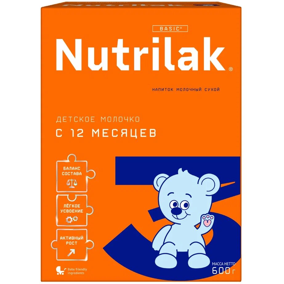 Смесь сухая молочная Nutrilak 3 с 12 мес. 300 г