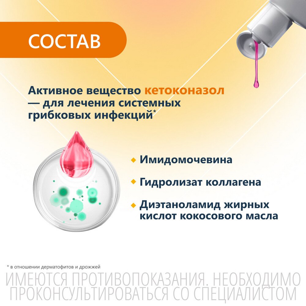 Низорал шампунь лекарственный 2% 120 мл