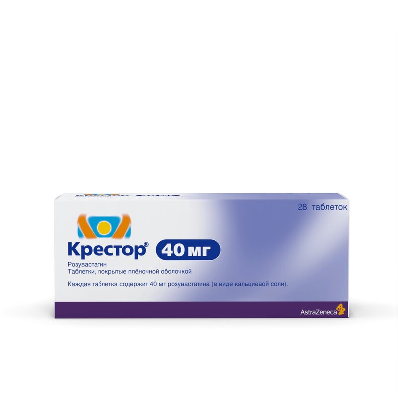 Крестор таблетки 40 мг 28 шт.