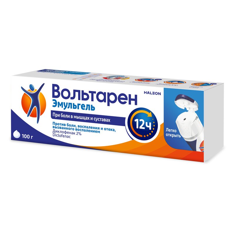 Вольтарен Эмульгель гель для наружного применения 2% 100 г