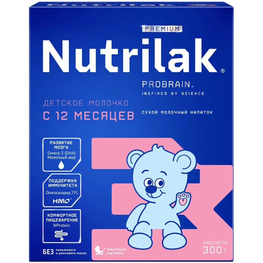 Молочко детское сухое Nutrilak Premium 3 с 12 мес. 300 г
