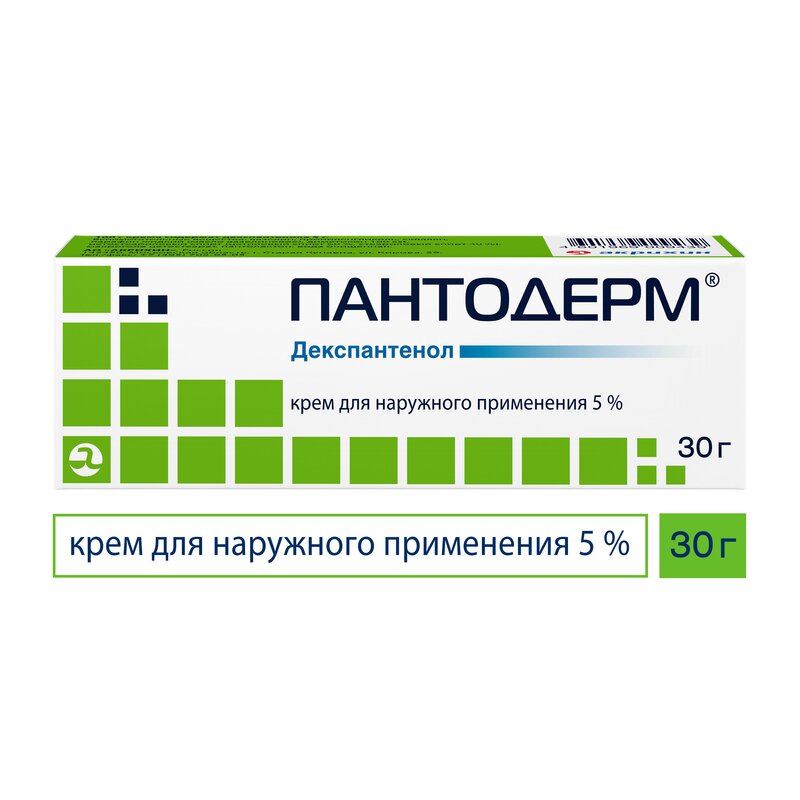 Пантодерм крем для наружного применения 5% 30 г туба 1 шт.