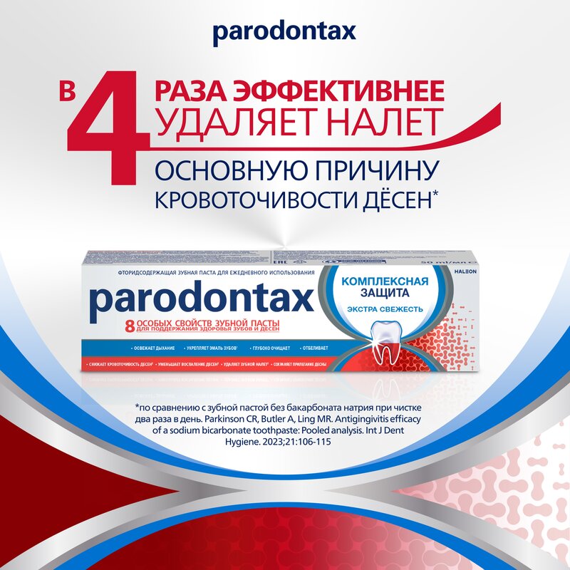 Зубная паста Parodontax Комплексная защита Экстра свежесть 75 мл
