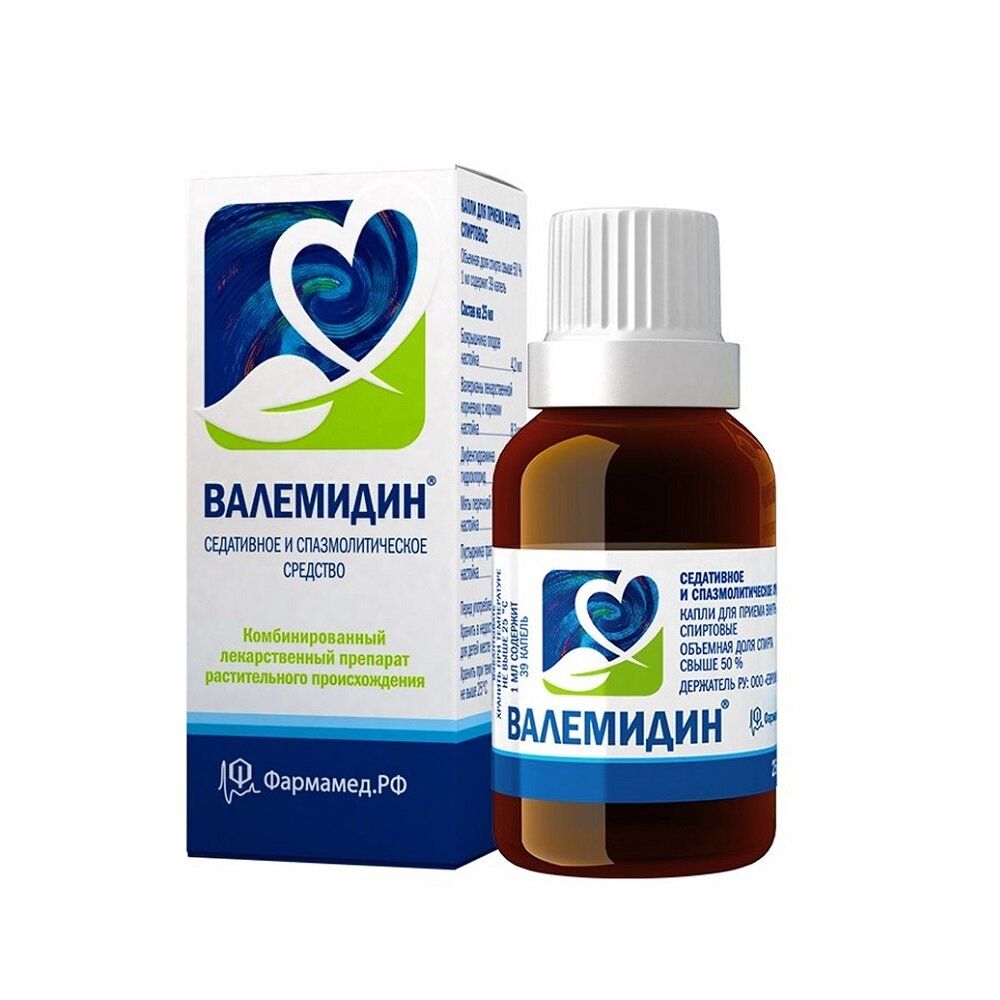 Валемидин капли для приема внутрь 25 мл
