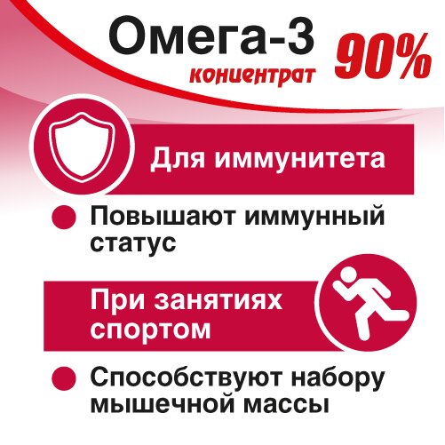 Омега-3 90% Realcaps капсулы концентрат 1500 мг 30 шт.