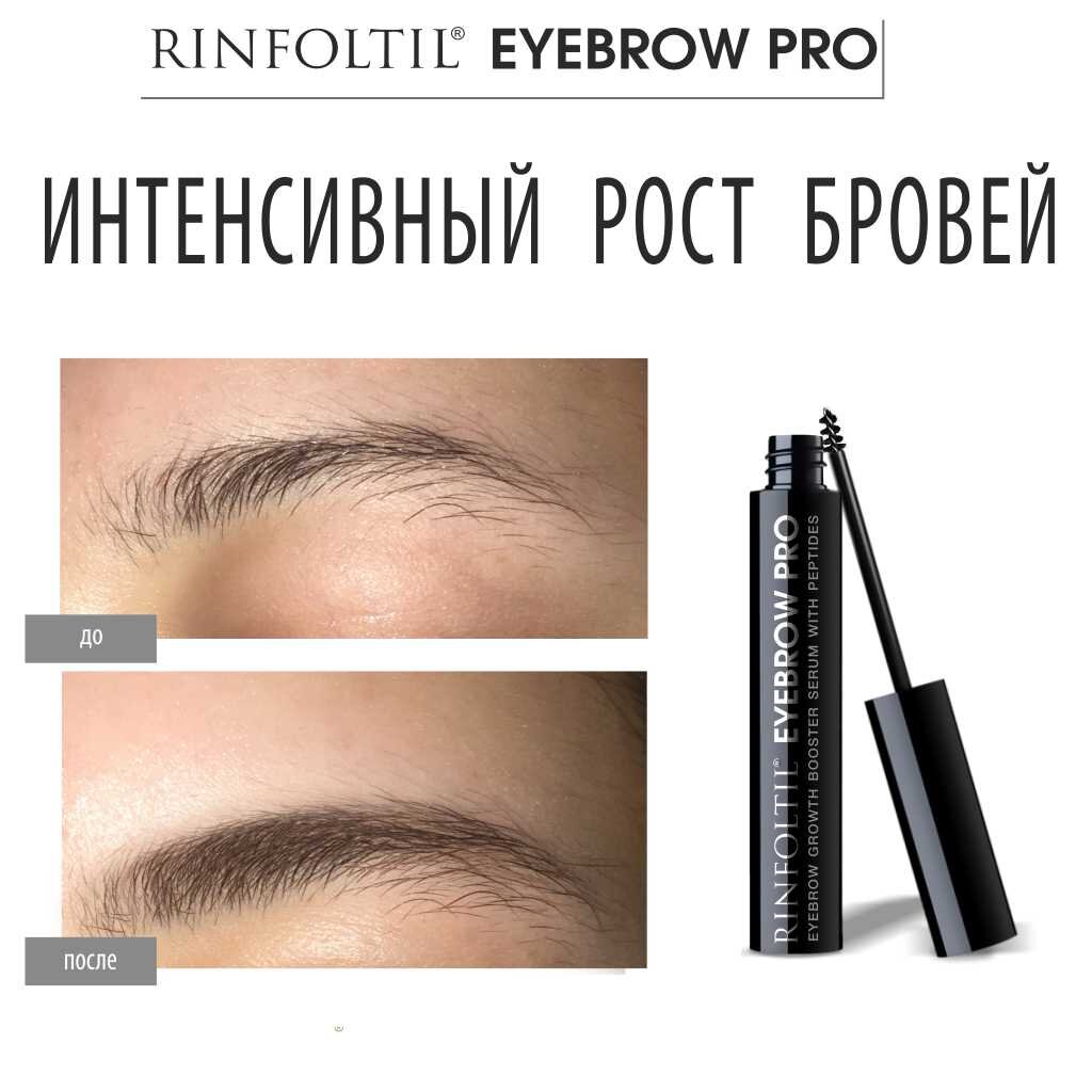 Сыворотка-бустер Ринфолтил Eyebrow PRO для роста бровей с пептидами 5 мл