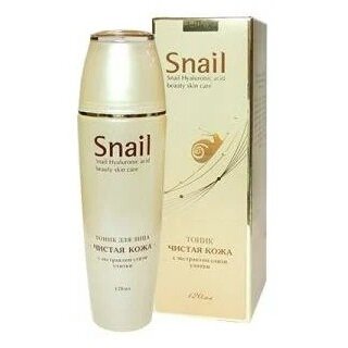 Тоник для лица чистая кожа Ullex Snail hyaluronic acid beauty skin care 120 мл