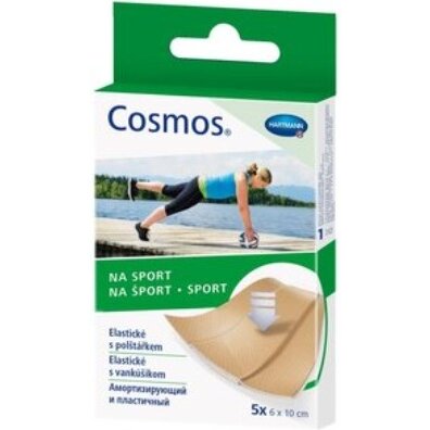 Пластырь Hartmann Cosmos Sport амортизирующий 6х10 см 5 шт.