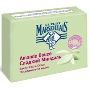 Мыло экстрамягкое Le Petit Marseillais Сладкий миндаль 90 г