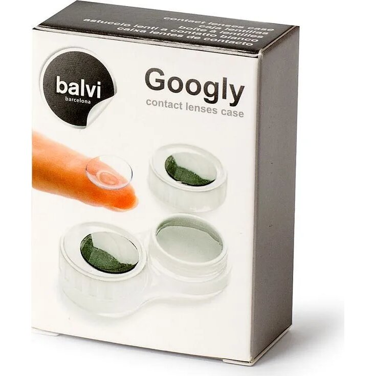 Футляр для контактных линз Balvi Googly белый