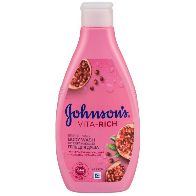 Гель для душа Johnson’s Body Care Vita-rich преображающий с ароматом граната 250 мл