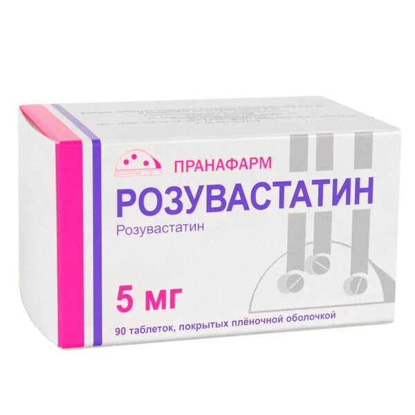 Розувастатин-Прана таблетки 5 мг 90 шт.