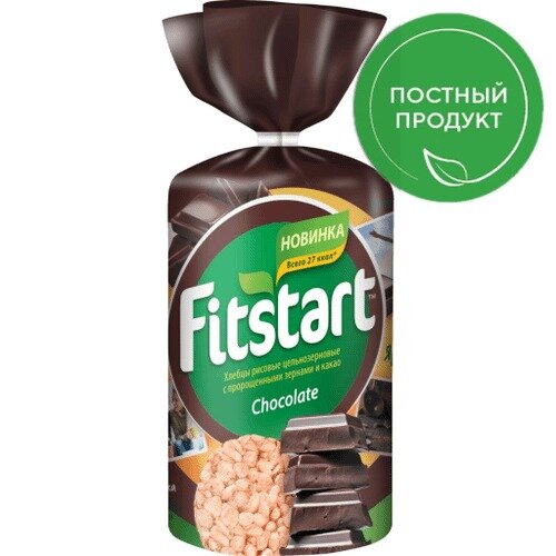 Хлебцы рисовые Fitstart Chocolate 100 г