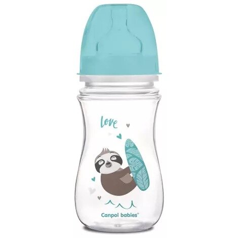 Бутылочка для кормления Canpol babies арт.35/221 голубая антиколиковая 240 мл
