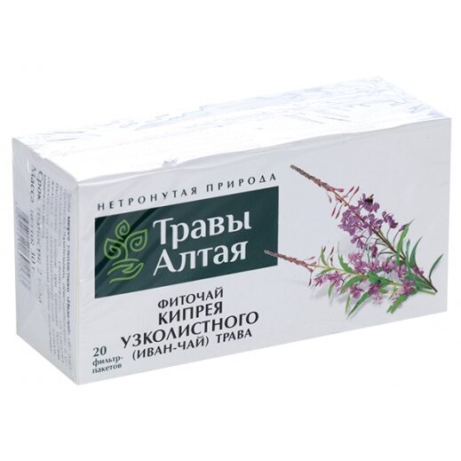 Кипрей узколистный Иван чай трава серии Алтай фильтр-пакеты 1,5 г 20 шт.
