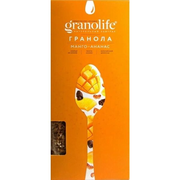 Гранола Granolife манго/ананас 200 г