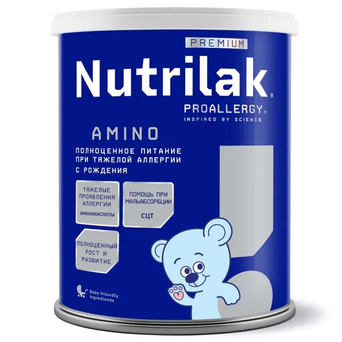Смесь сухая специализированная Proallergy Amino Premium Nutrilak/Нутрилак 400г