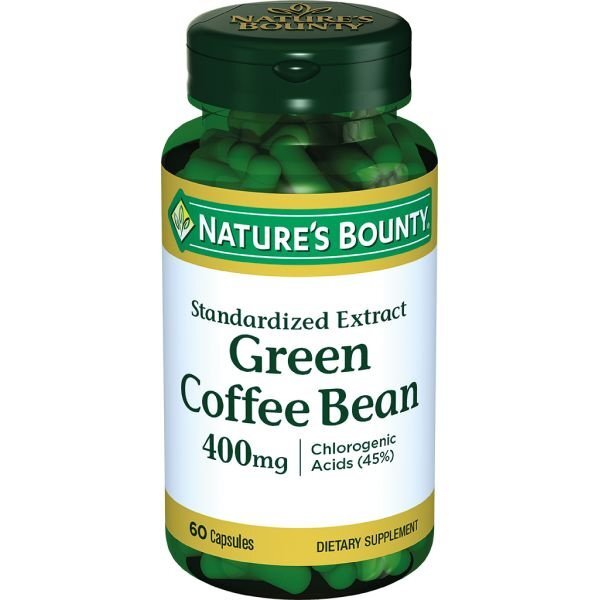 Natures bounty зеленые кофейные зерна капсулы 400 мг 60 шт.