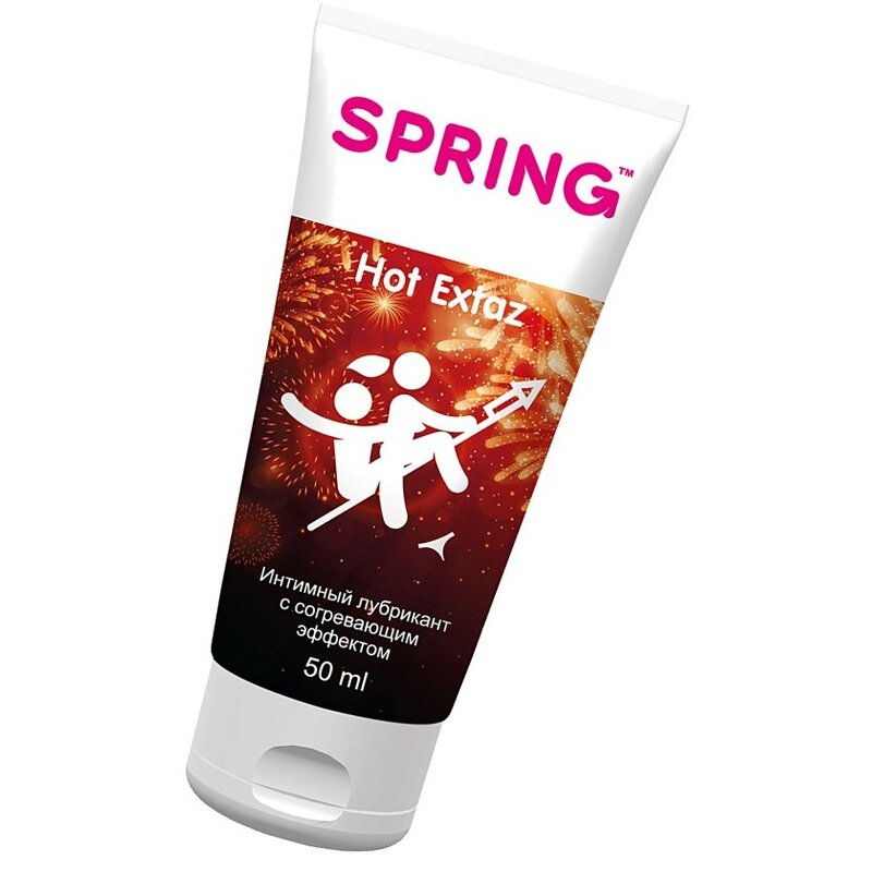 Разогревающая ароматизированная смазка Spring «Hot Extaz» 50 мл