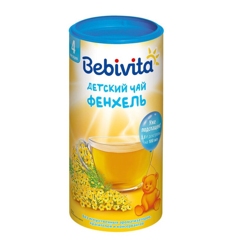 Детский чай гранулированный Bebivita Фенхель 200 г