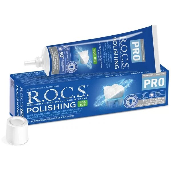 Зубная паста R.O.C.S. Pro polishing полировочная 35 г