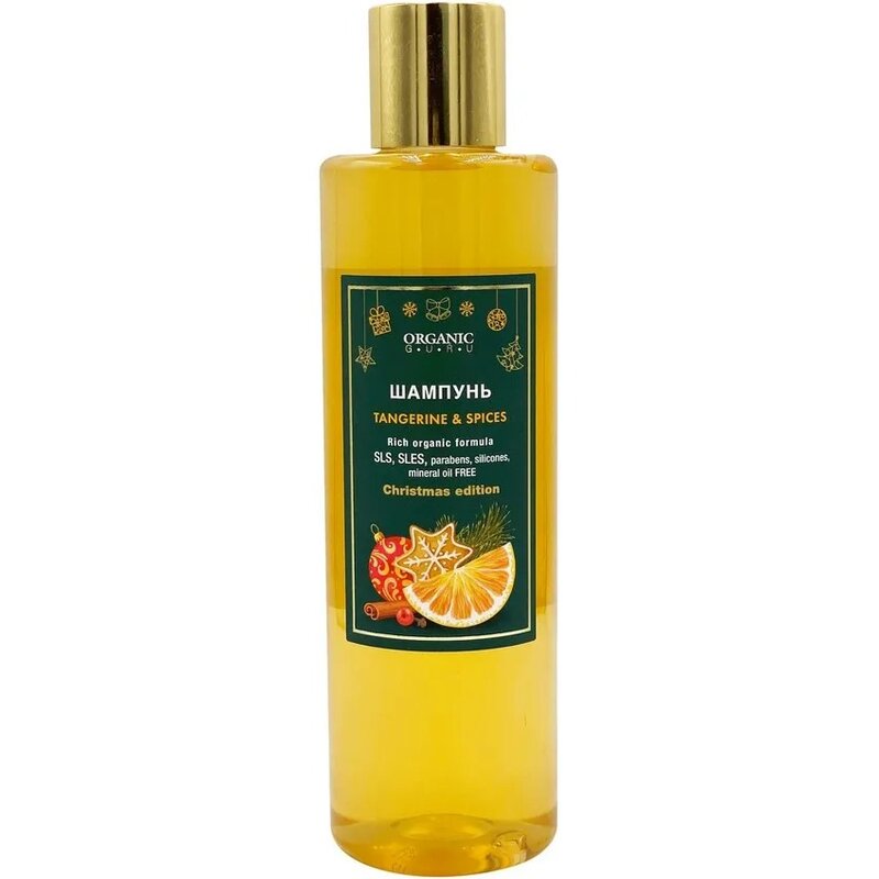 Шампунь для волос Organic guru мандарин и пряности 250 мл
