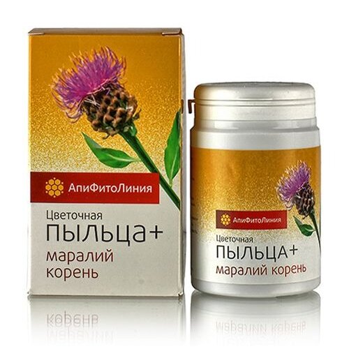 Апифитокомплекс цветочная пыльца/маралий корень таблетки 550 мг АпиФитоЛиния 60 шт.