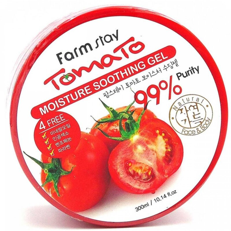 Гель FarmStay многофункциональный с томатом Tomato Moisture Soothing Gel 300 мл