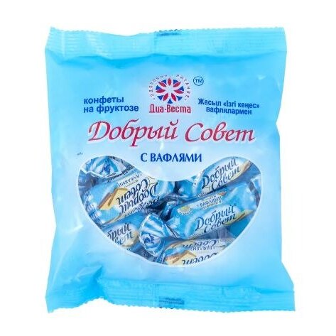 Конфеты Добрый Совет Вафли на фруктозе 150 г