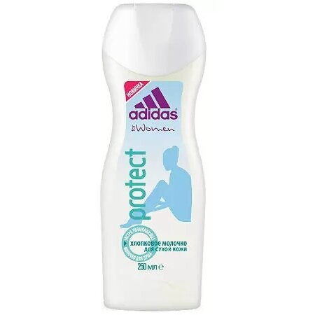 Молочко для душа Adidas Protect для женщин 250 мл