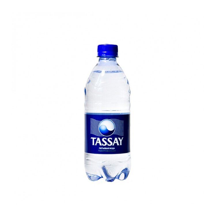 Tassay вода минеральная газированная 0.5л бут.п/э