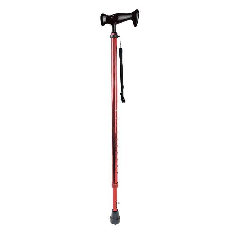 Трость AmRus AMCT23 RD с ортопедической пластмассовой рукояткой красная 1 шт.