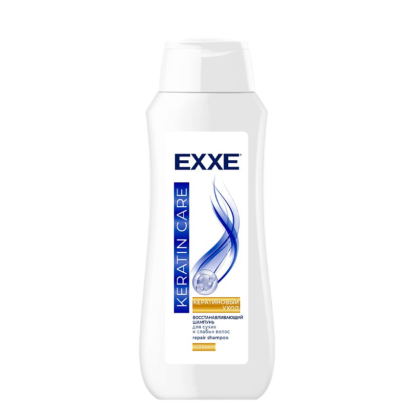 Шампунь креатиновый уход Экс (Exxe) keratin care 400 мл