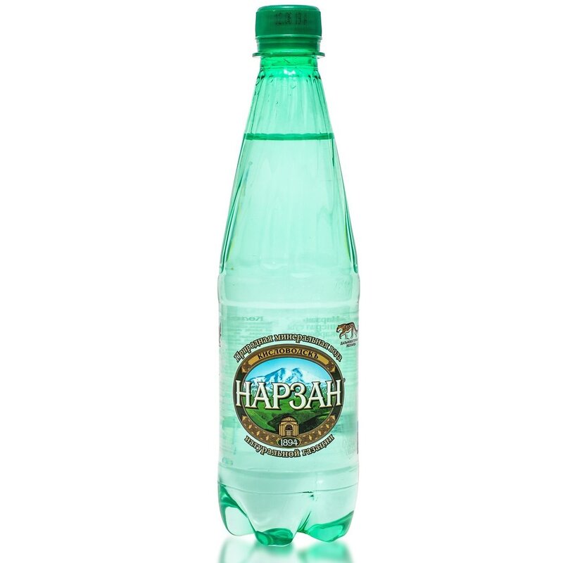 Вода минеральная Нарзан газированная 0,5 л