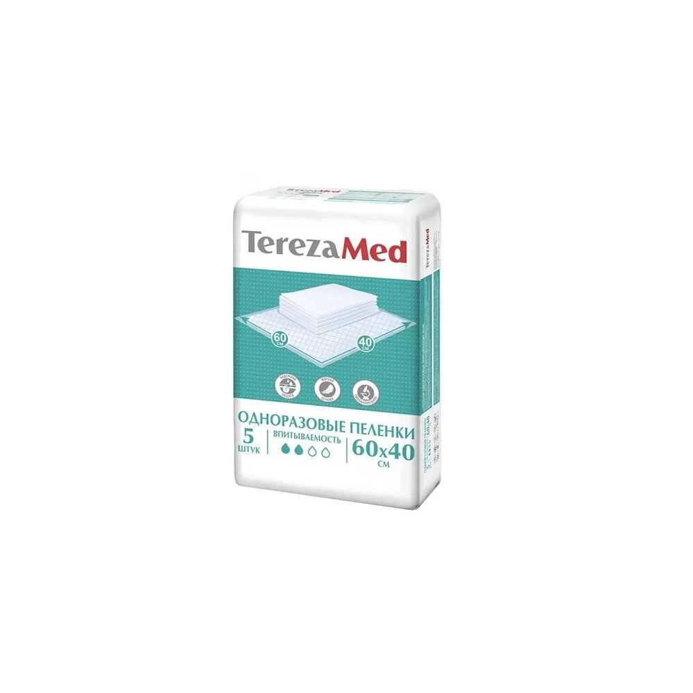 Одноразовые пеленки TerezaMed Normal 60х40 5 шт.