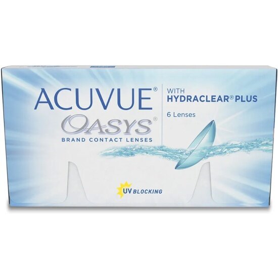 Acuvue oasys with hydraclear plus линзы контактные -2.00/8.8/14.0. 6 шт.