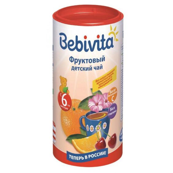 Детский чай гранулированный Bebivita Фруктовый 200 г