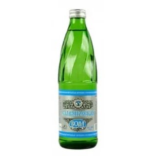 Вода минеральная Славяновская из Железноводска 0.45 л бутылка стекло 1 шт.