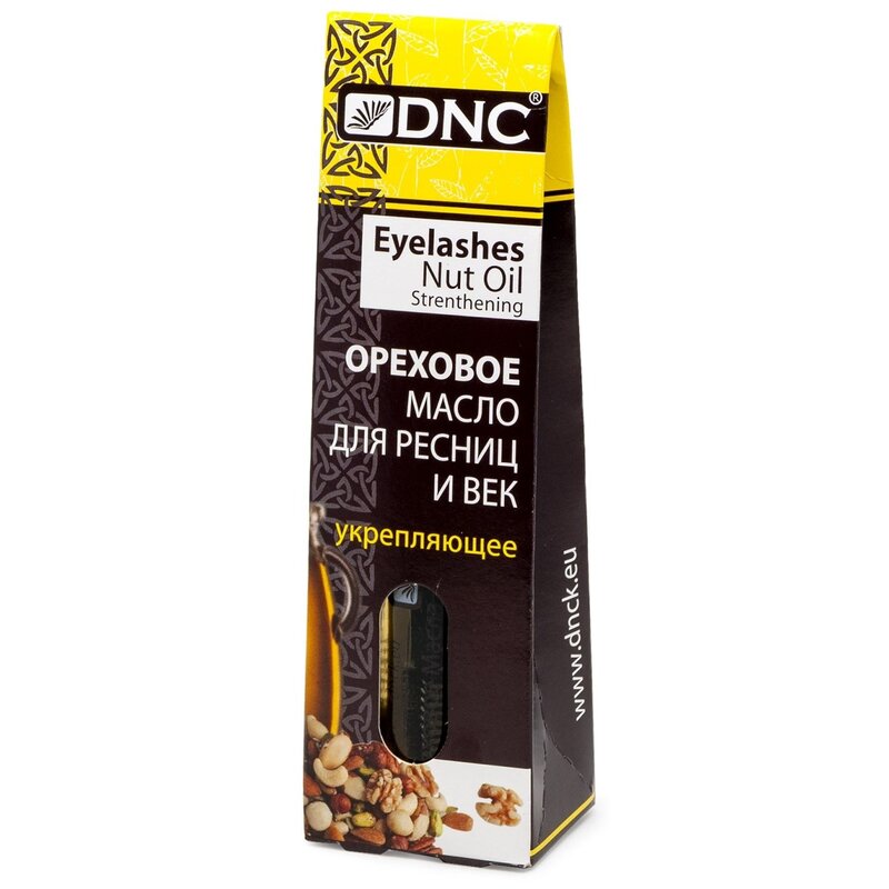 Масло для ресниц ореховое укрепляющее DNC 12 мл