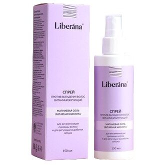 Спрей против выпадения волос LIBERANA витаминизирующий 150 мл