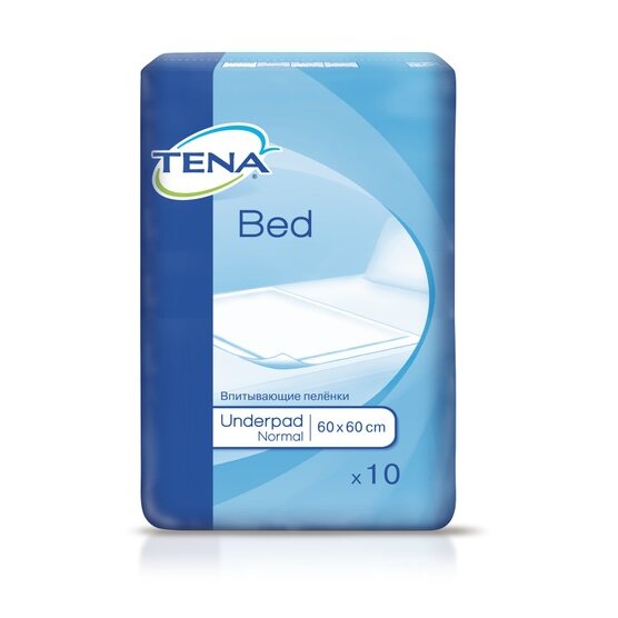 Простыни впитывающие TENA Bed Underpad Normal 60х60 см 10 шт.