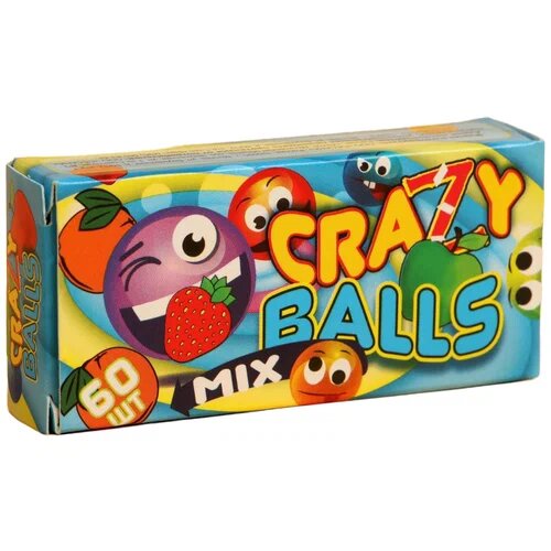 Crazy balls драже микс 60 шт.