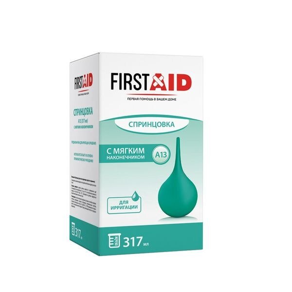 Спринцовка А13 с мягким наконечником First Aid 317 мл