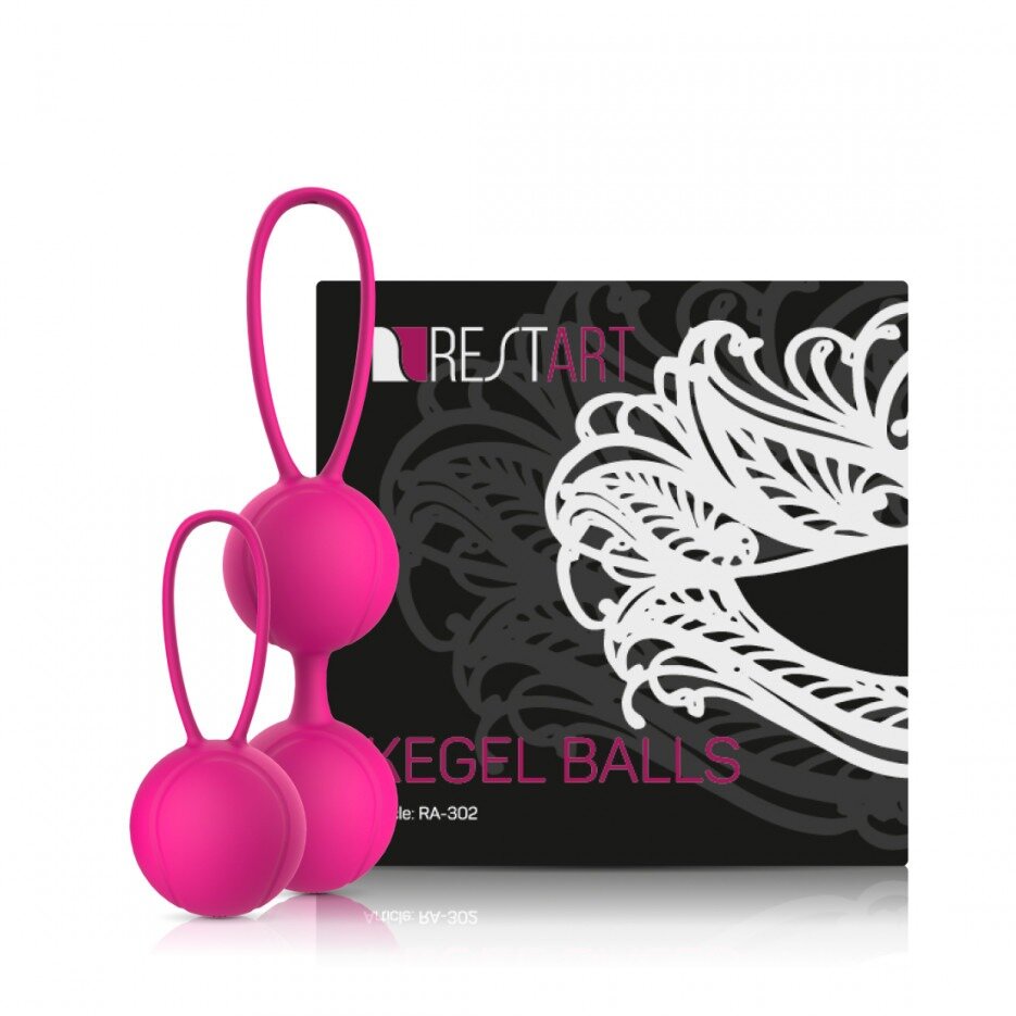 Тренажер Gess Kegel Balls розовый