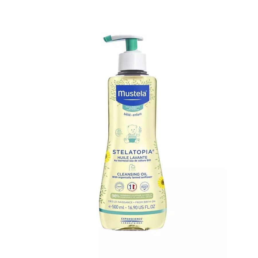 Масло для купания Mustela Stelatopia очищающее 500 мл