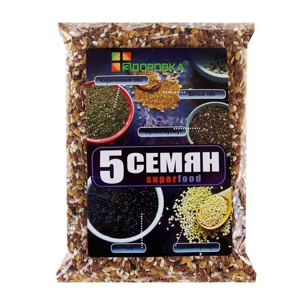 Смесь семян Здоровка пять семян 210 г