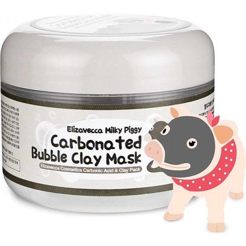 Маска глиняно-кислородная Elizavecca Milky Piggy Carbonated Bubble Clay Mask 100 мл